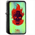 Movie Suicide Squad Oil Windproof Black Lighter Briquet Encendedor L2413