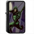 Green Arrow Oil Windproof Black Lighter Briquet Encendedor L16