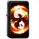 Fantasy Phoenix Fantasy Animals Oil Windproof Black Lighter Briquet Encendedor L1222