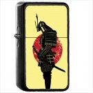 Fantasy Samurai Oil Windproof Black Lighter Briquet Encendedor L2661