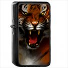Fantasy Tiger Fantasy Animals Oil Windproof Black Lighter Briquet Encendedor L3033