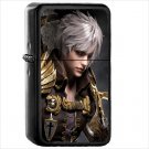 Fantasy Warrior Oil Windproof Black Lighter Briquet Encendedor L1335