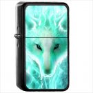 Fantasy Wolf Fantasy Animals Oil Windproof Black Lighter Briquet Encendedor L1918