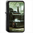 Vehicles Truck Oil Windproof Black Lighter Briquet Encendedor L1444