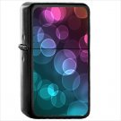 Artistic Colors Oil Windproof Black Lighter Briquet Encendedor L1252