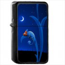 Artistic Funny Oil Windproof Black Lighter Briquet Encendedor L2848