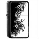 Artistic Graffiti Oil Windproof Black Lighter Briquet Encendedor L1139