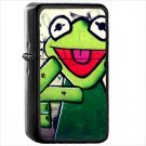 Artistic Graffiti Oil Windproof Black Lighter Briquet Encendedor L1982