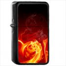 Artistic Love Oil Windproof Black Lighter Briquet Encendedor L1204