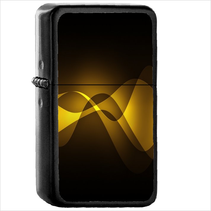 Artistic Oil Windproof Black Lighter Briquet Encendedor L106