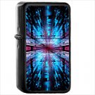 Artistic Oil Windproof Black Lighter Briquet Encendedor L349