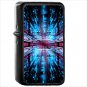 Artistic Oil Windproof Black Lighter Briquet Encendedor L349