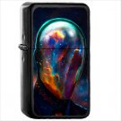 Artistic Oil Windproof Black Lighter Briquet Encendedor L535