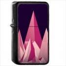 Artistic Oil Windproof Black Lighter Briquet Encendedor L642