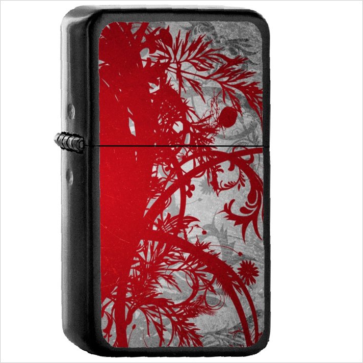 Artistic Other Oil Windproof Black Lighter Briquet Encendedor L2107