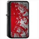 Artistic Other Oil Windproof Black Lighter Briquet Encendedor L2107
