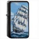 Artistic Painting Oil Windproof Black Lighter Briquet Encendedor L2450