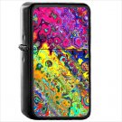 Artistic Psychedelic Oil Windproof Black Lighter Briquet Encendedor L903
