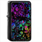 Artistic Psychedelic Oil Windproof Black Lighter Briquet Encendedor L904