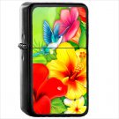 Artistic Spring Oil Windproof Black Lighter Briquet Encendedor L3559
