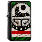 Misc Flag of Chechnya Country Oil Windproof Black Lighter Briquet Encendedor L3708