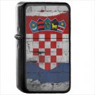 Misc Flag Of Croatia Country Flags Oil Windproof Black Lighter Briquet Encendedor L3152