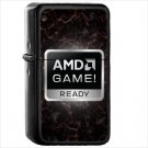 Technology AMD Oil Windproof Black Lighter Briquet Encendedor L2246