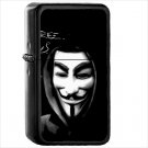 Technology Anonymous Oil Windproof Black Lighter Briquet Encendedor L2824