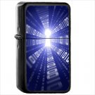 Technology Binary Oil Windproof Black Lighter Briquet Encendedor L1883