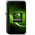 Technology Nvidia Oil Windproof Black Lighter Briquet Encendedor L3090