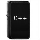 Technology Programming Oil Windproof Black Lighter Briquet Encendedor L1440