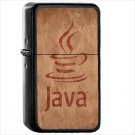 Technology Programming JAVA Oil Windproof Black Lighter Briquet Encendedor L2240
