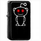Technology Reddit Oil Windproof Black Lighter Briquet Encendedor L1812