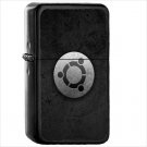 Technology Ubuntu Oil Windproof Black Lighter Briquet Encendedor L1370