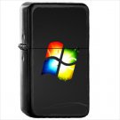 Technology Windows Oil Windproof Black Lighter Briquet Encendedor L3284