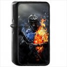 Battlefield 3 Battlefield Oil Windproof Black Lighter Briquet Encendedor L409