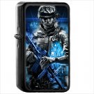 Battlefield 3 Battlefield Oil Windproof Black Lighter Briquet Encendedor L411