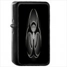 Biohazard Oil Windproof Black Lighter Briquet Encendedor L44