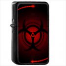 Biohazard Oil Windproof Black Lighter Briquet Encendedor L529