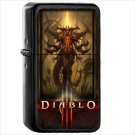 Diablo III Diablo Oil Windproof Black Lighter Briquet Encendedor L223