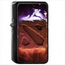 DotA 2 Dota Oil Windproof Black Lighter Briquet Encendedor L22