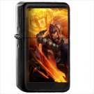 League Of Legends Oil Windproof Black Lighter Briquet Encendedor L584