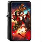League Of Legends Oil Windproof Black Lighter Briquet Encendedor L631
