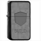 Minecraft Oil Windproof Black Lighter Briquet Encendedor L19