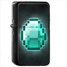 Minecraft Oil Windproof Black Lighter Briquet Encendedor L119