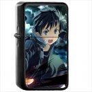 Sword Art Online Oil Windproof Black Lighter Briquet Encendedor L494