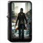 Watch Dogs Oil Windproof Black Lighter Briquet Encendedor L499