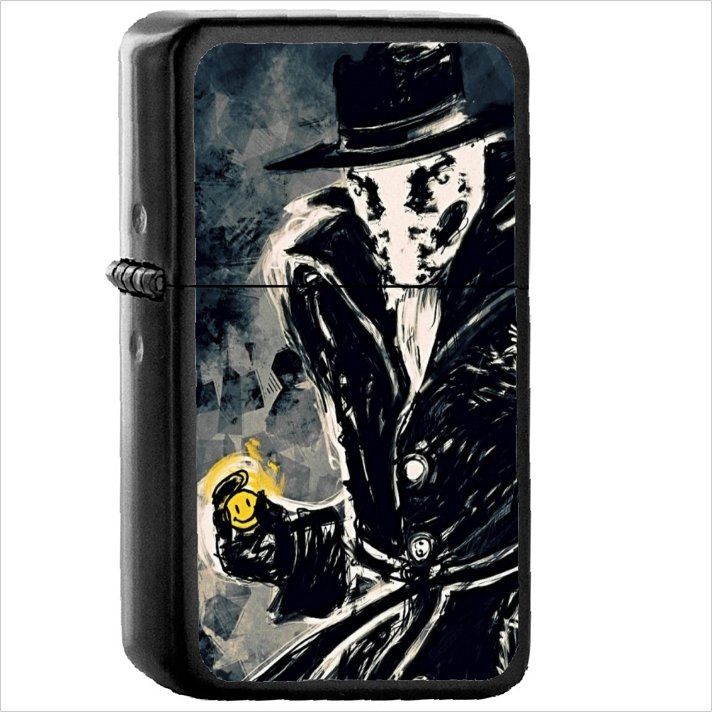 Watchmen Oil Windproof Black Lighter Briquet Encendedor L643