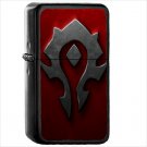 World Of Warcraft Warcraft Oil Windproof Black Lighter Briquet Encendedor L502