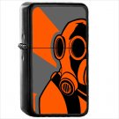 Dark Team Fortress 2 Oil Windproof Black Lighter Briquet Encendedor L1461